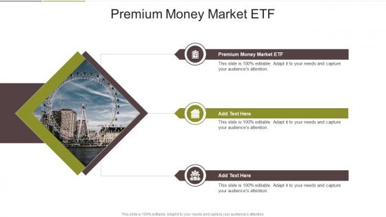 Premium Money Market Etf In Powerpoint And Google Slides Cpb