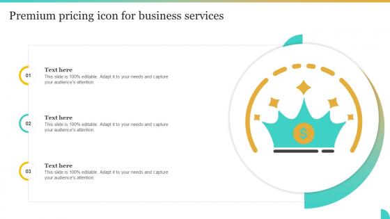 Premium Pricing Icon For Business Services