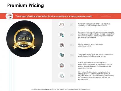 Premium pricing ppt powerpoint presentation backgrounds