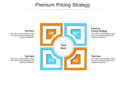 Premium pricing strategy ppt powerpoint presentation icon good cpb