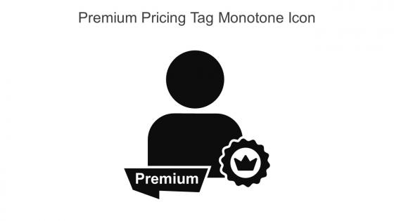Premium Pricing Tag Monotone Icon In Powerpoint Pptx Png And Editable Eps Format