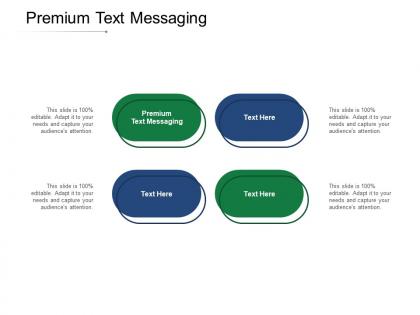 Premium text messaging ppt powerpoint presentation gallery designs download cpb
