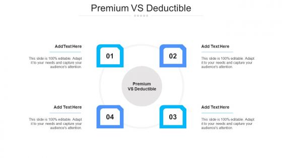 Premium Vs Deductible Ppt Powerpoint Presentation Designs Cpb