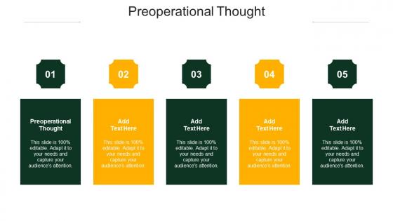 Preoperational Thought Ppt Powerpoint Presentation Inspiration Template Cpb