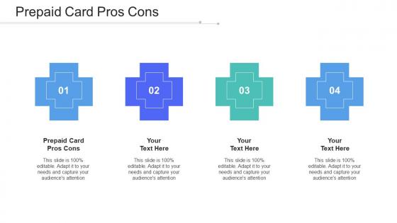 Prepaid Card Pros Cons Ppt Powerpoint Presentation Visual Aids Files Cpb