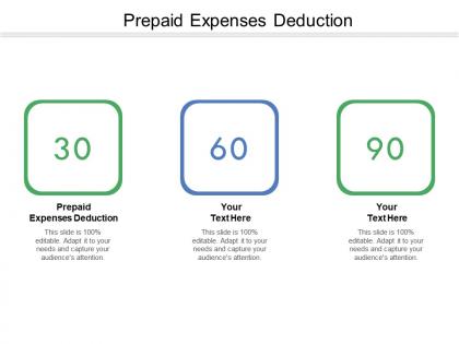 Prepaid expenses deduction ppt powerpoint presentation summary skills cpb
