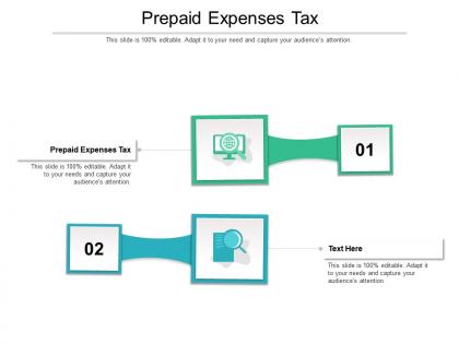 Prepaid expenses tax ppt powerpoint presentation file microsoft cpb