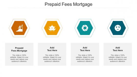 Prepaid Fees Mortgage Ppt Powerpoint Presentation Portfolio Template Cpb