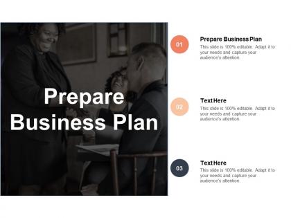 Prepare business plan ppt powerpoint presentation pictures infographics cpb