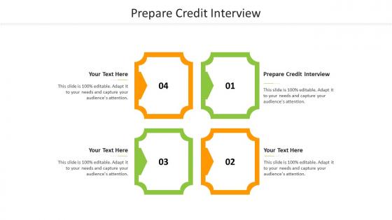 Prepare credit interview ppt powerpoint presentation styles themes cpb