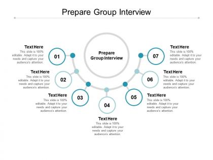 Prepare group interview ppt powerpoint presentation infographic template slide cpb