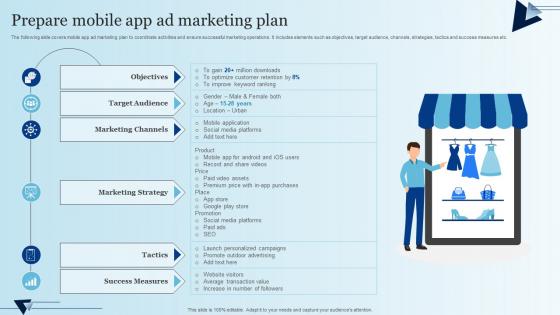 Prepare Mobile App Ad Marketing Plan Integrating Mobile Marketing MKT SS V