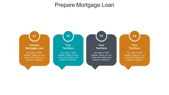 Prepare mortgage loan ppt powerpoint presentation icon sample cpb