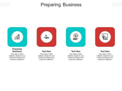 Preparing business ppt powerpoint presentation icon examples cpb