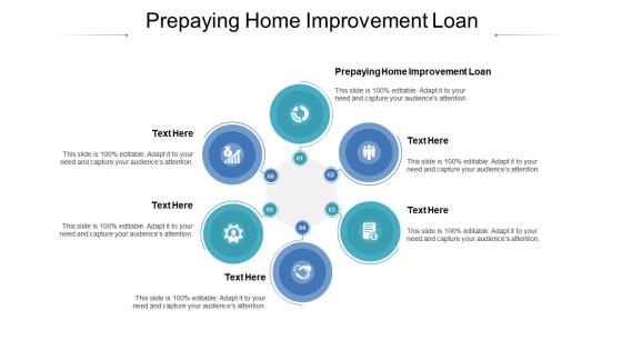 Prepaying home improvement loan ppt powerpoint presentation slides graphics pictures cpb