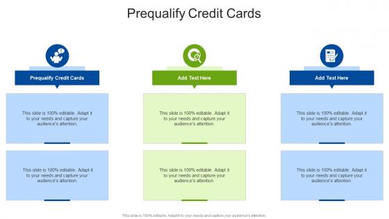 Prequalify Credit Cards In Powerpoint And Google Slides Cpb
