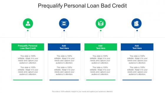 Prequalify Personal Loan Bad Credit In Powerpoint And Google Slides Cpb