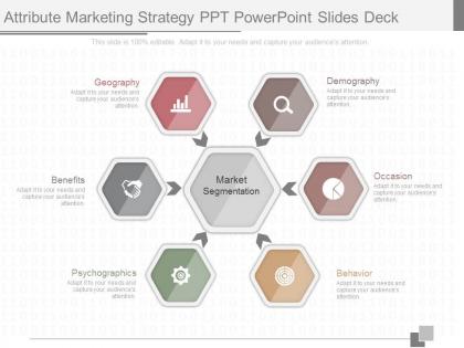 Present attribute marketing strategy ppt powerpoint slides deck