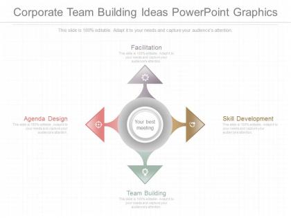 Present corporate team building ideas powerpoint graphics