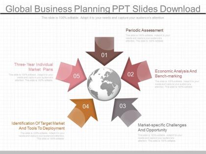 Present global business planning ppt slides download