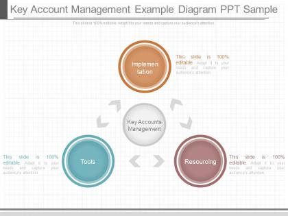 Present key account management example diagram ppt sample