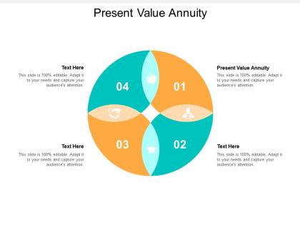 Present value annuity ppt powerpoint presentation styles outfit cpb