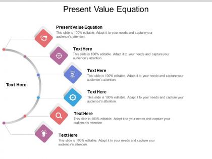 Present value equation ppt powerpoint presentation icon model cpb
