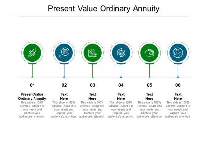Present value ordinary annuity ppt powerpoint presentation model layout ideas cpb