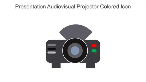 Presentation Audiovisual Projector Colored Icon In Powerpoint Pptx Png And Editable Eps Format