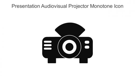 Presentation Audiovisual Projector Monotone Icon In Powerpoint Pptx Png And Editable Eps Format