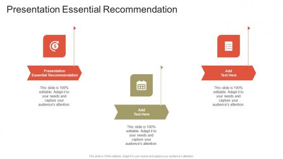 Presentation Essential Recommendation In Powerpoint And Google Slides Cpb