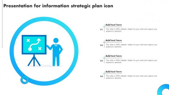 Presentation For Information Strategic Plan Icon