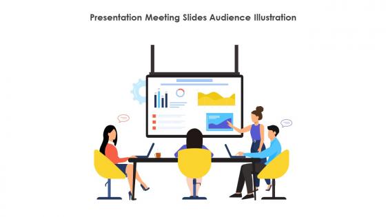 Presentation Meeting Slides Audience Illustration