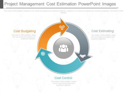 Presentation project management cost estimation powerpoint images