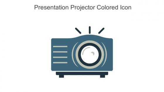 Presentation Projector Colored Icon In Powerpoint Pptx Png And Editable Eps Format