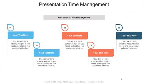 Presentation Time Management Ppt Powerpoint Presentation Icon Layout Cpb