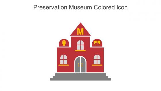 Preservation Museum Colored Icon In Powerpoint Pptx Png And Editable Eps Format