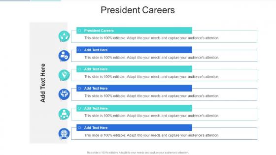 President Careers In Powerpoint And Google Slides Cpb