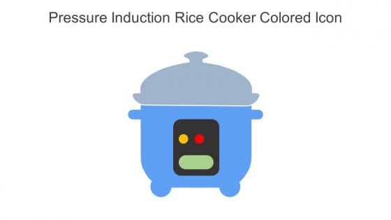 Pressure Induction Rice Cooker Colored Icon In Powerpoint Pptx Png And Editable Eps Format