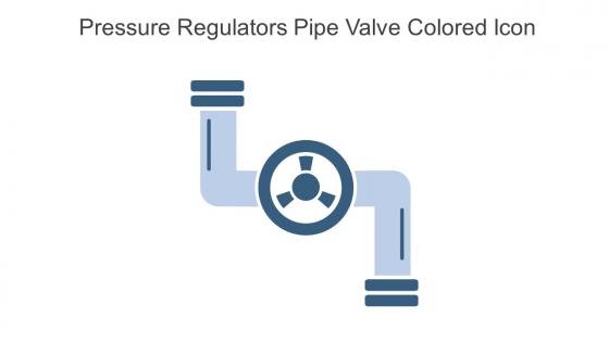 Pressure Regulators Pipe Valve Colored Icon In Powerpoint Pptx Png And Editable Eps Format