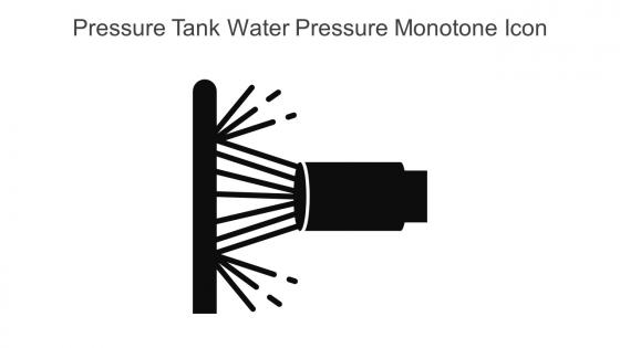 Pressure Tank Water Pressure Monotone Icon In Powerpoint Pptx Png And Editable Eps Format