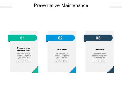 Preventative maintenance ppt powerpoint presentation pictures mockup cpb