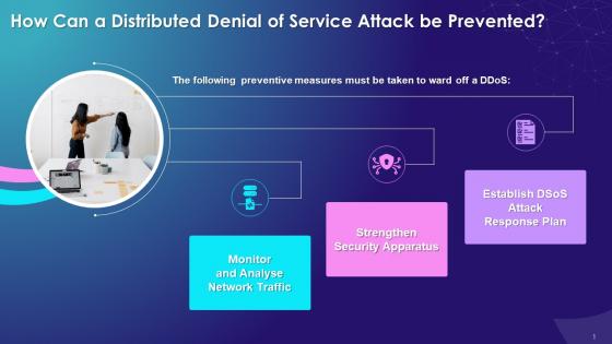 Prevention And Protection From Ddos In Blockchain Technology Training Ppt