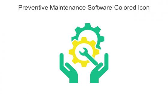 Preventive Maintenance Software Colored Icon In Powerpoint Pptx Png And Editable Eps Format