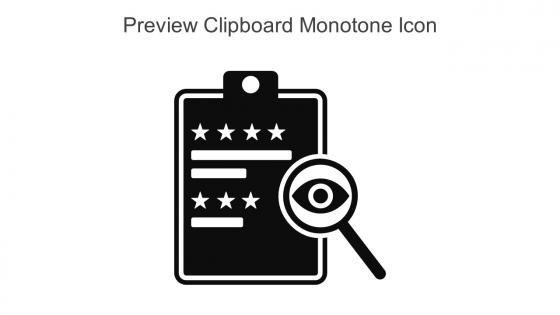 Preview Clipboard Monotone Icon In Powerpoint Pptx Png And Editable Eps Format