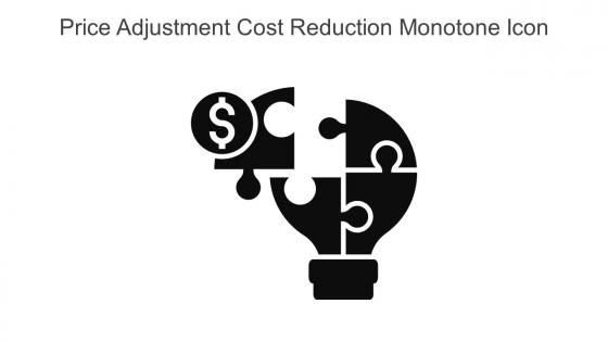 Price Adjustment Cost Reduction Monotone Icon In Powerpoint Pptx Png And Editable Eps Format