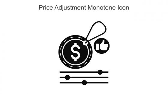 Price Adjustment Monotone Icon In Powerpoint Pptx Png And Editable Eps Format