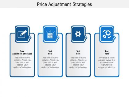 Price adjustment strategies ppt powerpoint presentation inspiration smartart cpb
