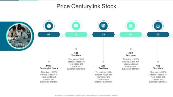 Price Centurylink Stock In Powerpoint And Google Slides Cpb