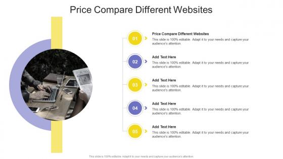 Price Compare Different Websites In Powerpoint And Google Slides Cpb